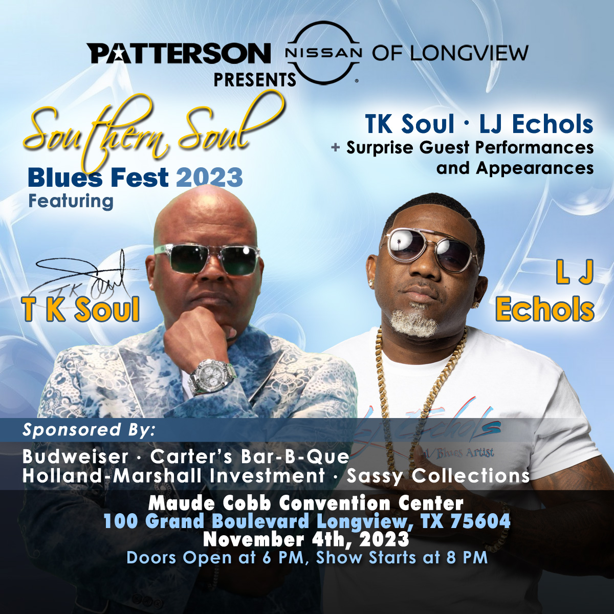 Southern Soul Blues Fest 2023 featuring T K Soul